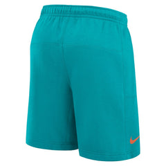 Miami Dolphins Arched Kicker Shorts Aqua