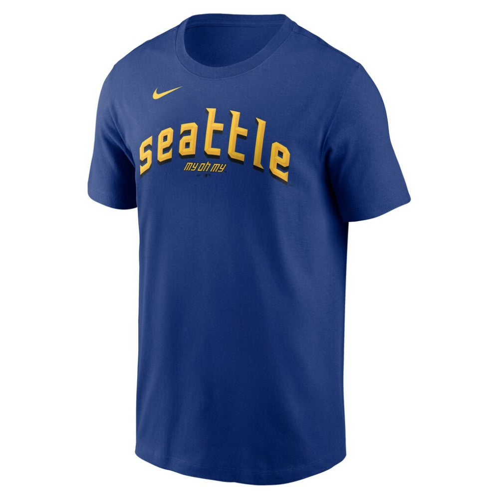 Julio Rodríguez Seattle Mariners Nike City Connect Name & Number T-Shirt - Royal T-shirts