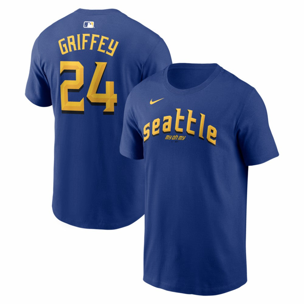 Ken Griffey Jr. Seattle Mariners Nike City Connect Name & Number T-Shirt - Royal T-shirts
