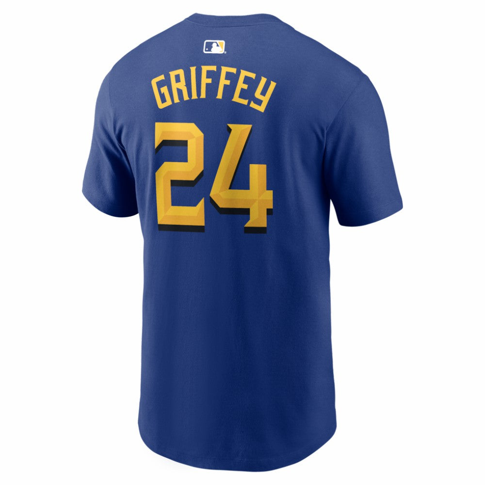 Ken Griffey Jr. Seattle Mariners Nike City Connect Name & Number T-Shirt - Royal T-shirts