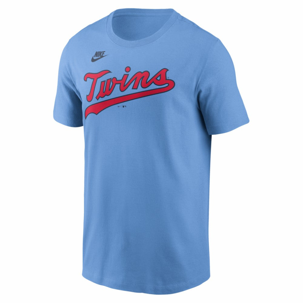 Kirby Puckett Minnesota Twins Nike Cooperstown Collection Name & Number T-Shirt - Light Blue T-shirts