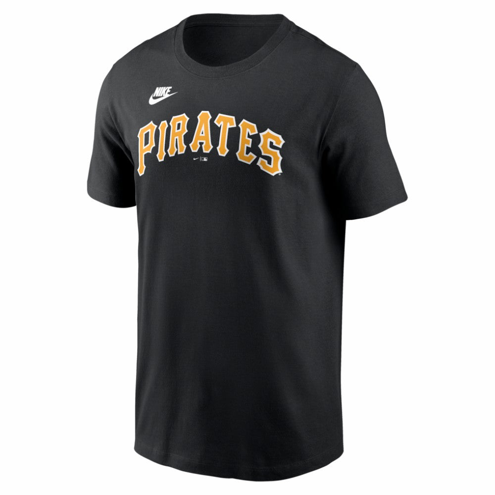 Roberto Clemente Pittsburgh Pirates Nike Cooperstown Collection Name & Number T-Shirt - Black T-shirts