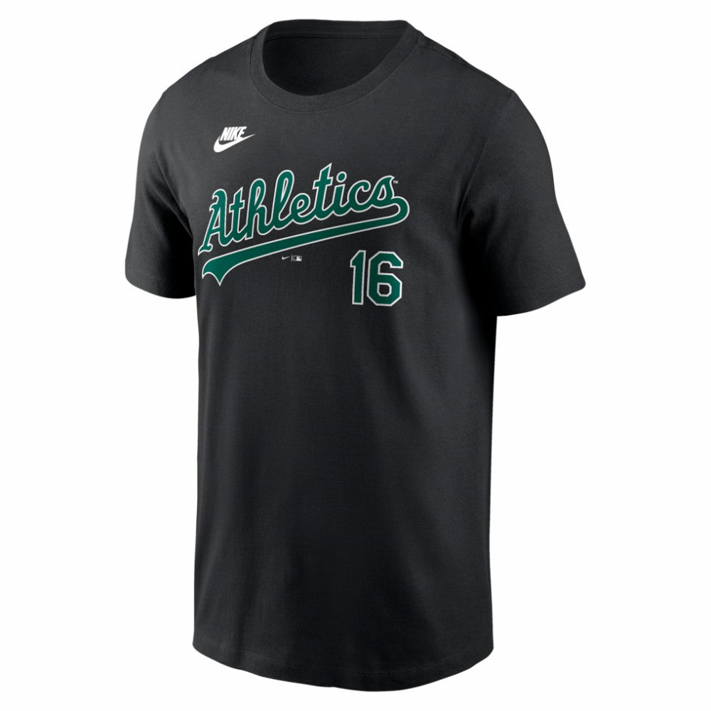Jason Giambi Athletics Nike Cooperstown Collection Name & Number T-Shirt - Black T-shirts