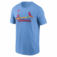 Ozzie Smith St. Louis Cardinals Nike Cooperstown Collection Name & Number T-Shirt - Light Blue T-shirts