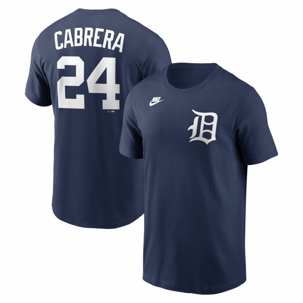 Miguel Cabrera Detroit Tigers Nike Cooperstown Collection Name & Number T-Shirt - Navy T-shirts