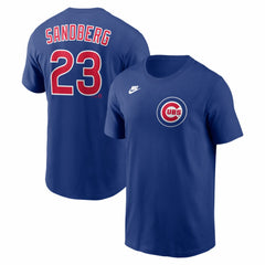 Ryne Sandberg Chicago Cubs Nike Cooperstown Collection Name & Number T-Shirt - Royal T-shirts