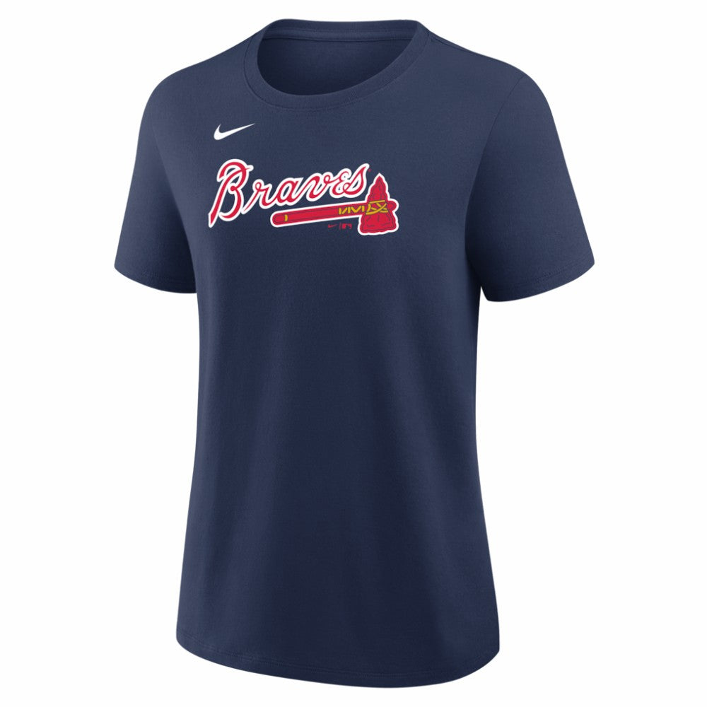 Austin Riley Atlanta Braves Nike Women's Name & Number T-Shirt - Navy T-shirts