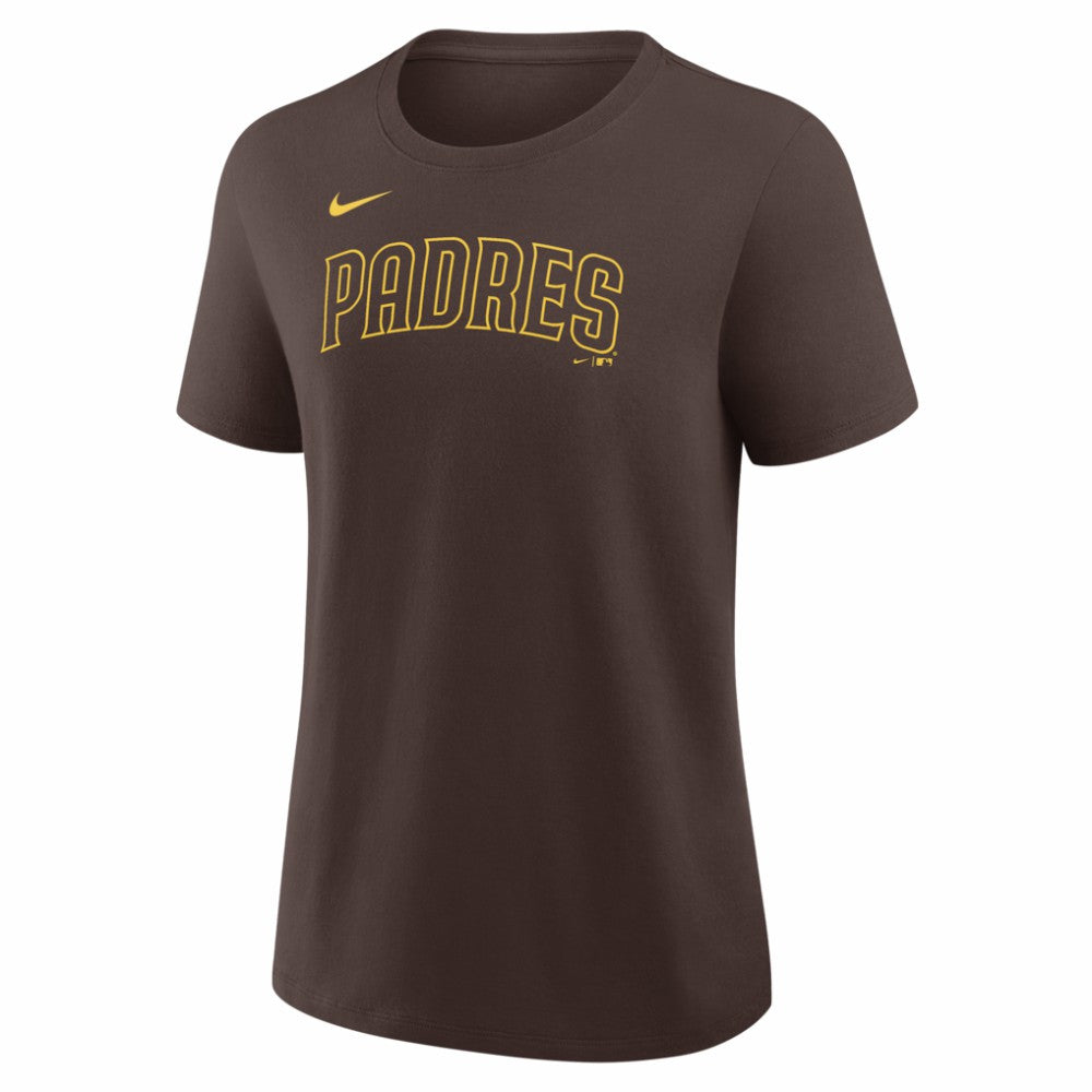 Fernando Tatis Jr. San Diego Padres Nike Women's Name & Number T-Shirt - Brown T-shirts