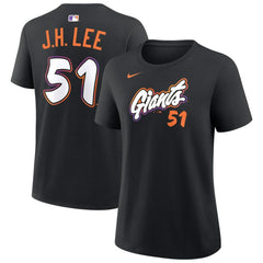 Jung Hoo Lee San Francisco Giants Nike Women's City Connect Name & Number T-Shirt - Black T-shirts