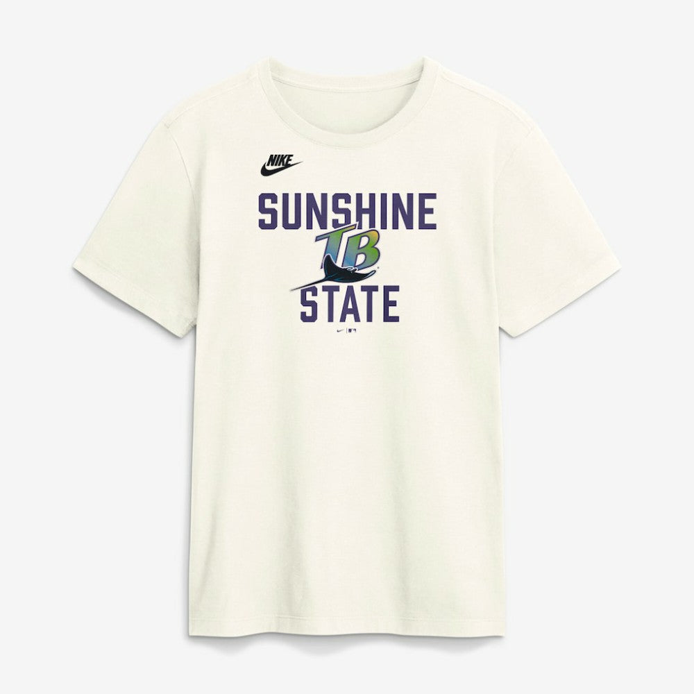 Tampa Bay Rays Nike Cooperstown Collection ‘70s Inspired T-Shirt - Cream T-shirts