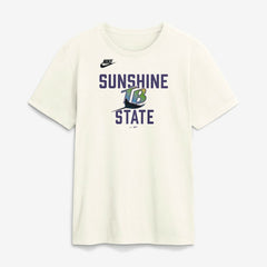 Tampa Bay Rays Nike Cooperstown Collection ‘70s Inspired T-Shirt - Cream T-shirts