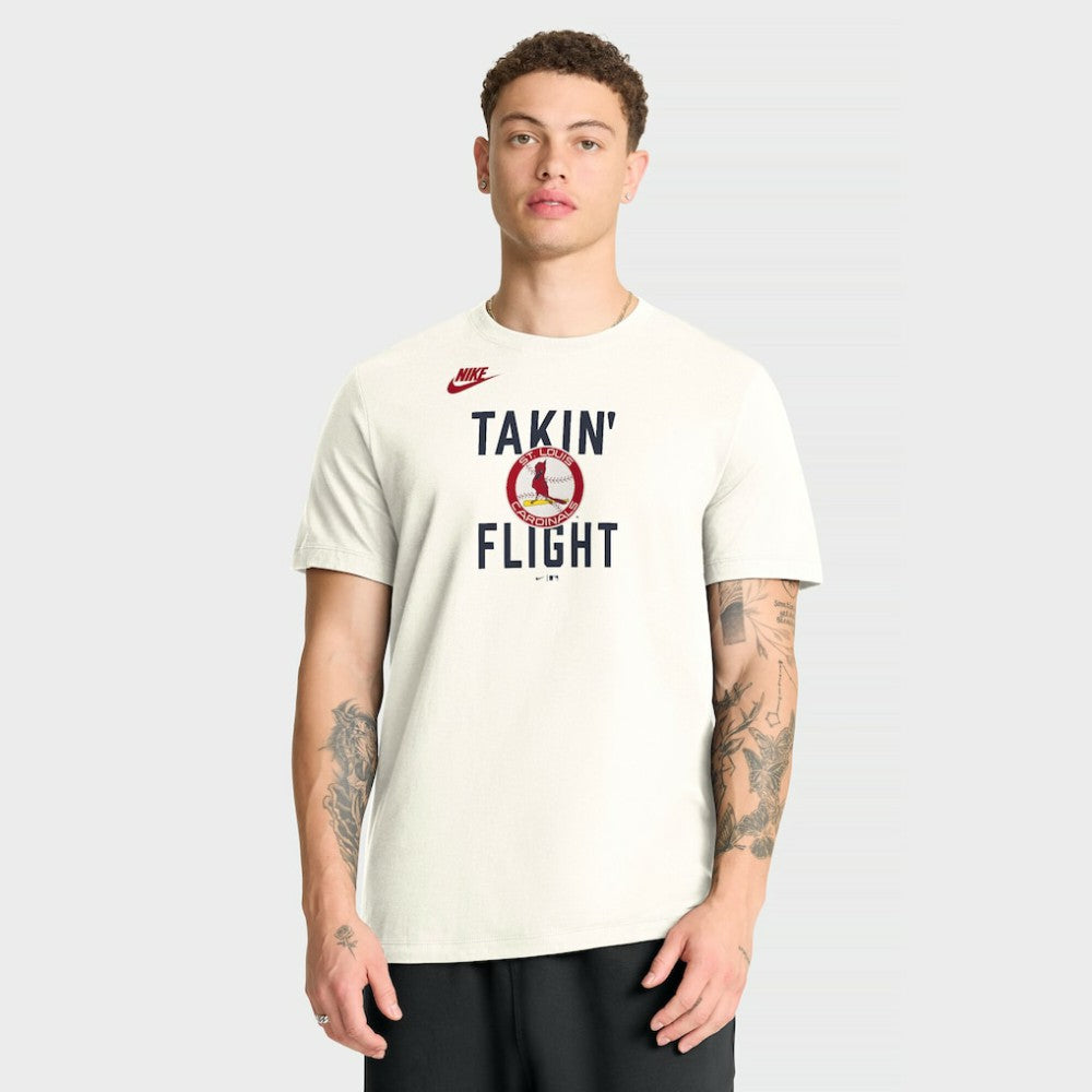 St. Louis Cardinals Nike Cooperstown Collection ‘70s Inspired T-Shirt - Cream T-shirts