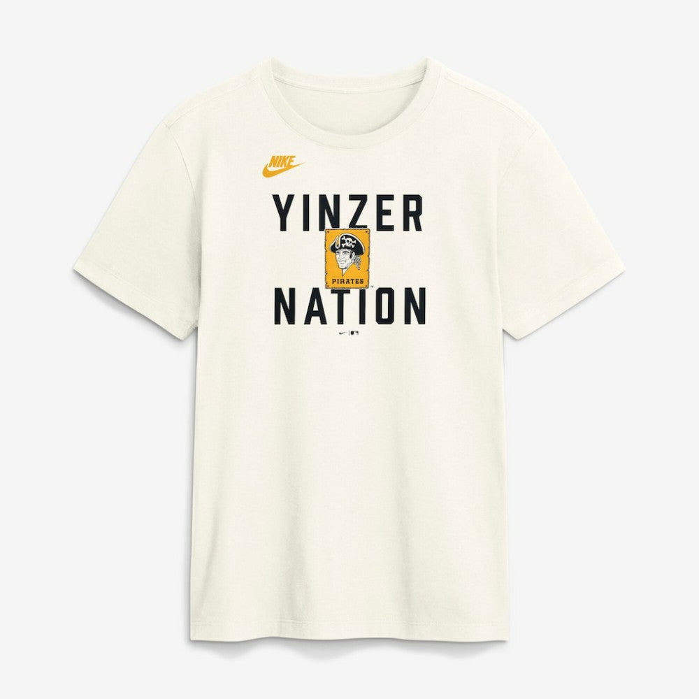 Pittsburgh Pirates Nike Cooperstown Collection ‘70s Inspired T-Shirt - Cream T-shirts