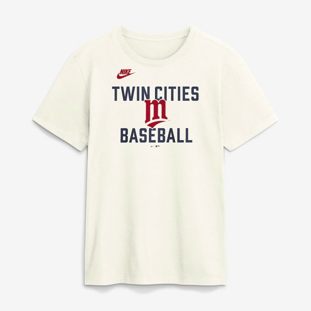Minnesota Twins Nike Cooperstown Collection ‘70s Inspired T-Shirt - Cream T-shirts