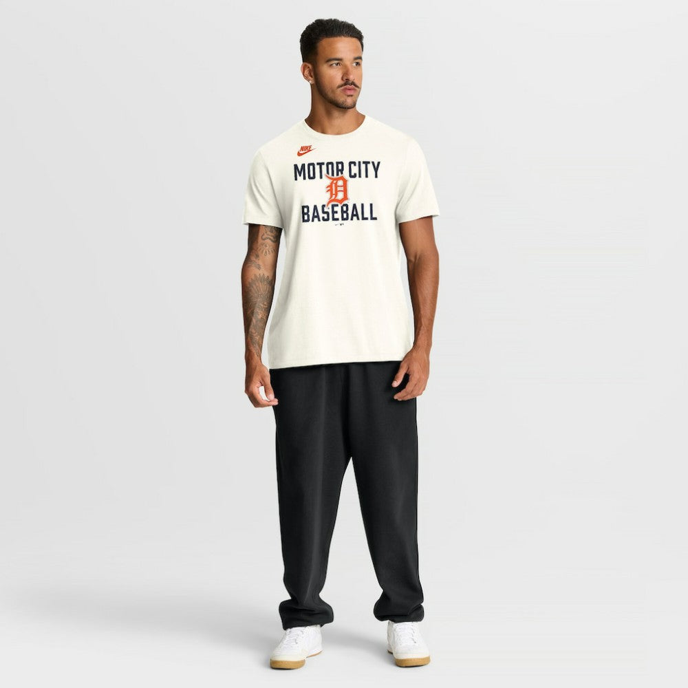 Detroit Tigers Nike Cooperstown Collection ‘70s Inspired T-Shirt - Cream T-shirts