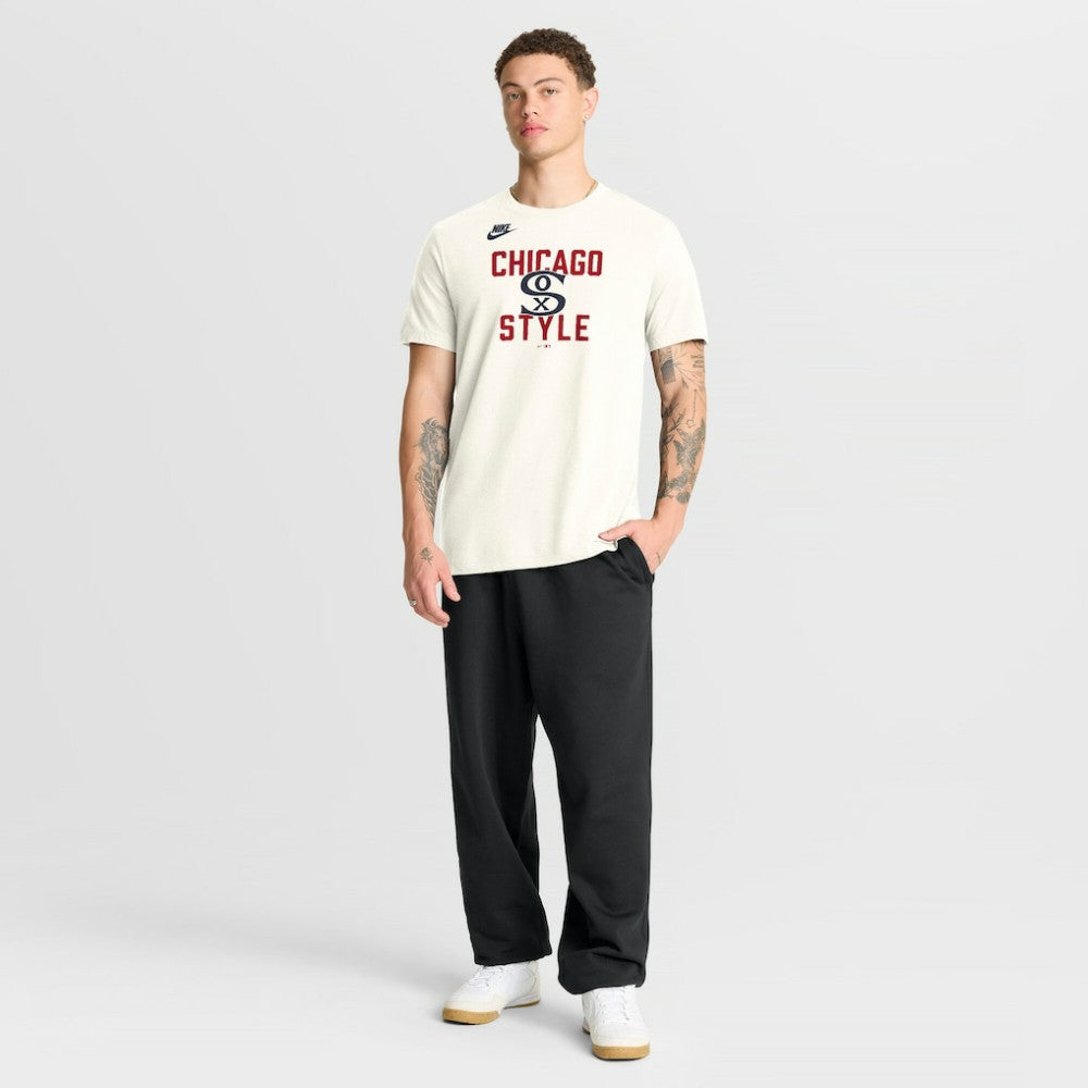 Chicago White Sox Nike Cooperstown Collection ‘70s Inspired T-Shirt - Cream T-shirts
