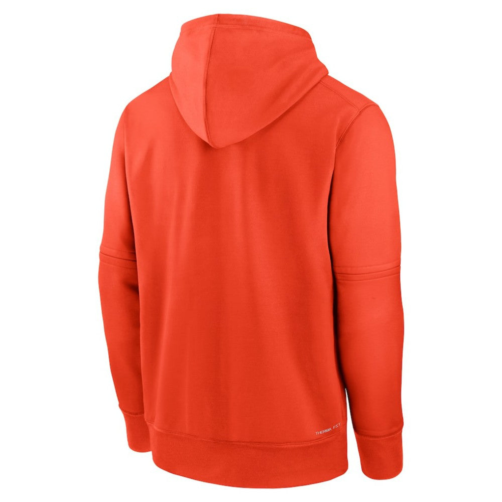 San Francisco Giants Nike Authentic Collection Practice Performance Pullover Hoodie - Orange Hoodies