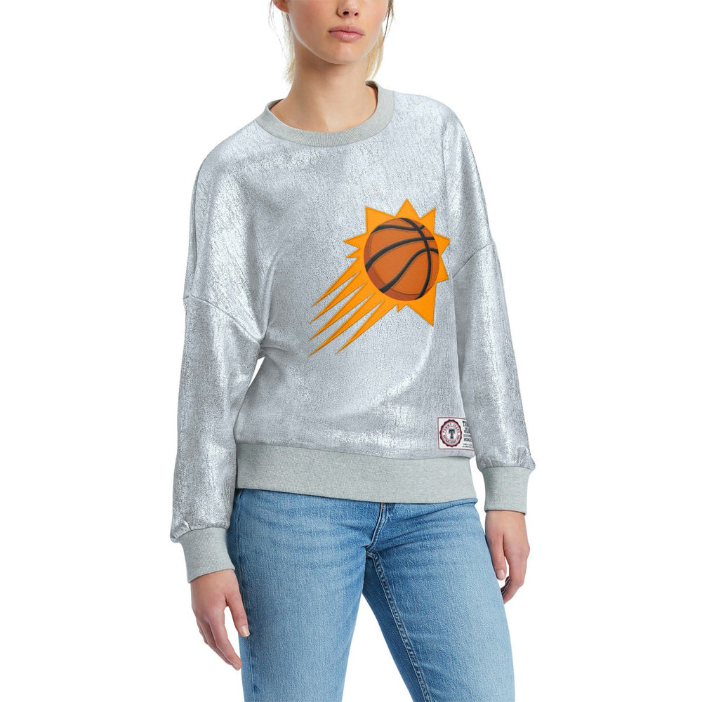 Phoenix Suns Tommy Jeans Women's Tracy Pullover Sweatshirt Silver