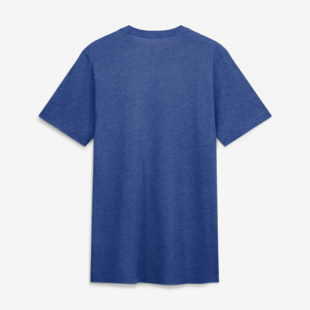 Seattle Mariners Nike Cooperstown Logo Tri-Blend T-Shirt - Heather Royal T-shirts