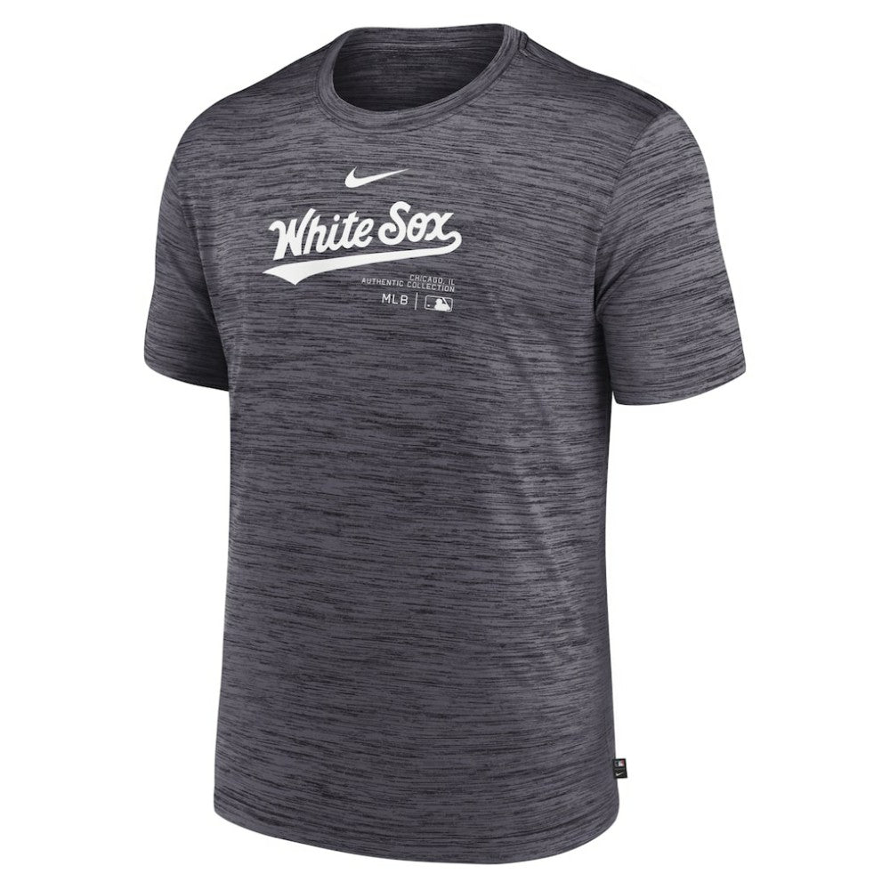 Chicago White Sox Nike Authentic Collection Velocity Performance Practice T-Shirt - Charcoal T-shirts