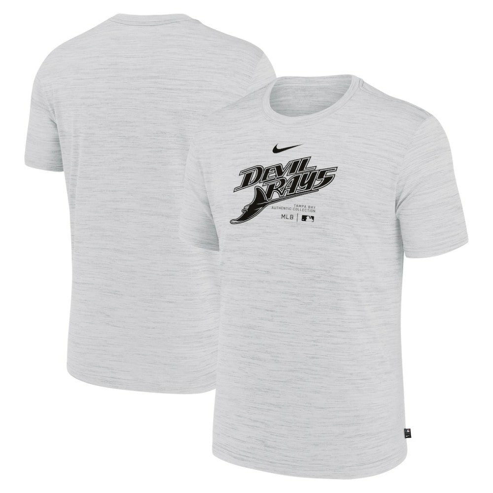 Tampa Bay Rays Nike Authentic Collection Velocity Performance Practice T-Shirt - Ash T-shirts