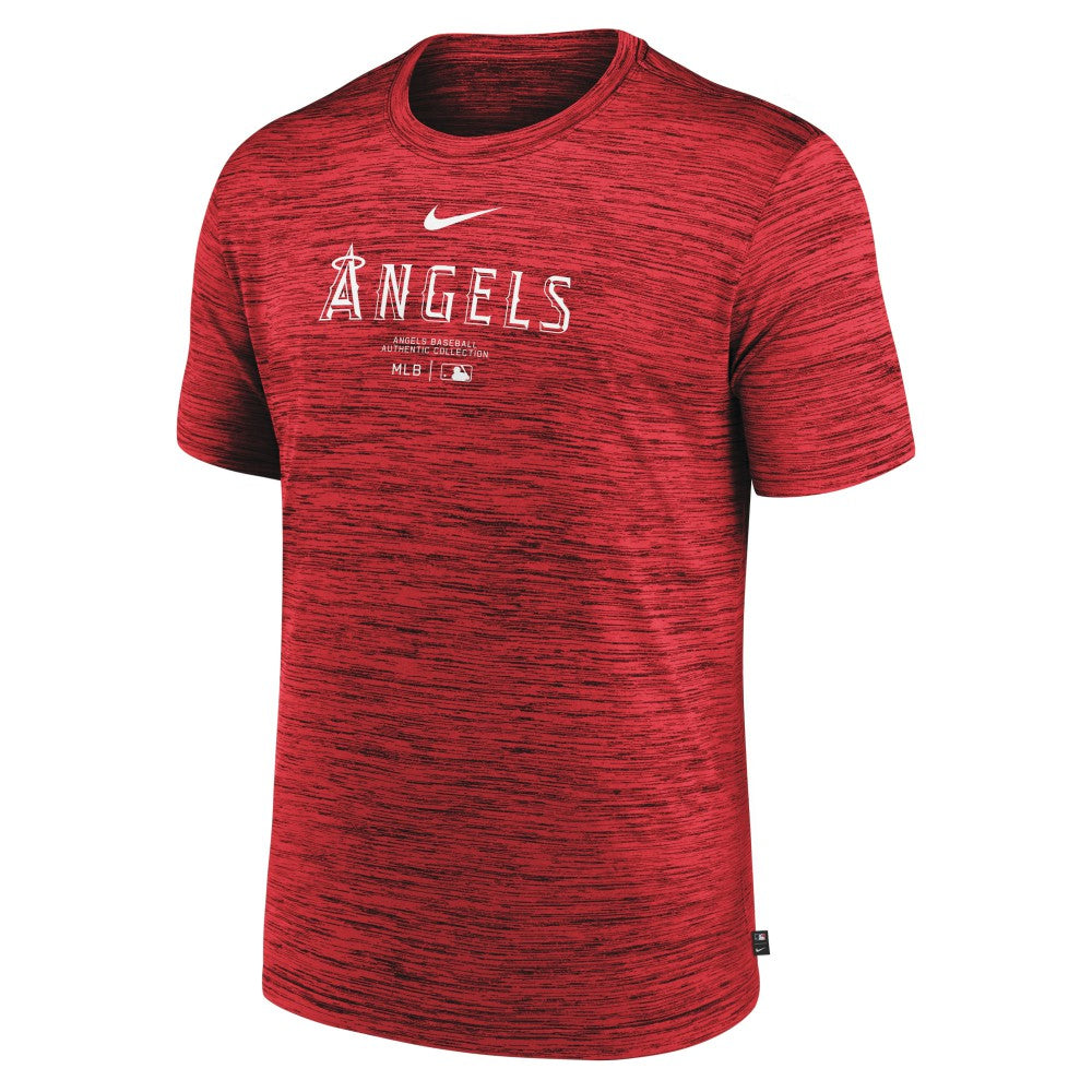 Los Angeles Angels Nike Authentic Collection Velocity Performance Practice T-Shirt - Red T-shirts