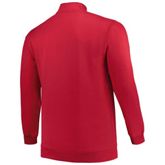 Tampa Bay Buccaneers Profile Big & Tall Fleece Quarter-Zip Jacket Red
