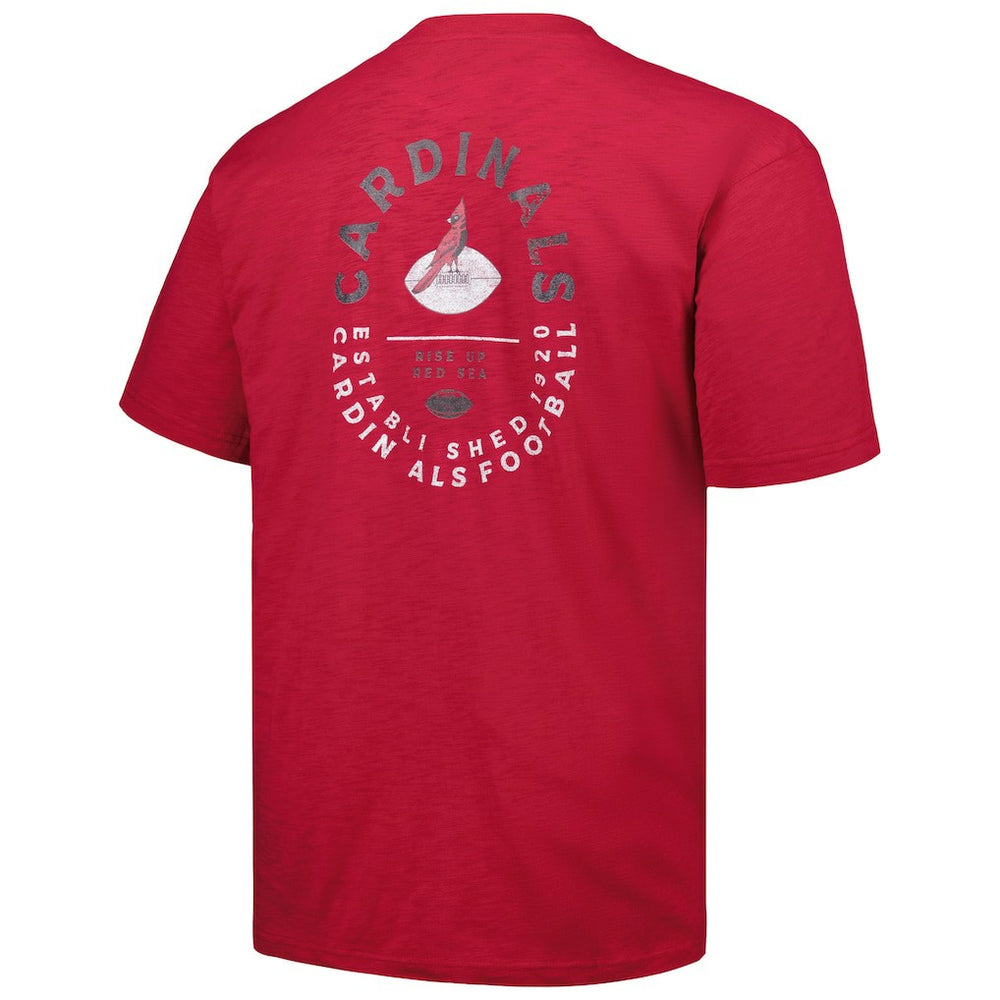 Arizona Cardinals Profile Big & Tall Two-Hit Throwback T-Shirt Cardinal