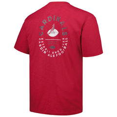 Arizona Cardinals Profile Big & Tall Two-Hit Throwback T-Shirt Cardinal