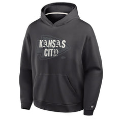 Kansas City Chiefs Oversized Type Play Location Hoodie Black