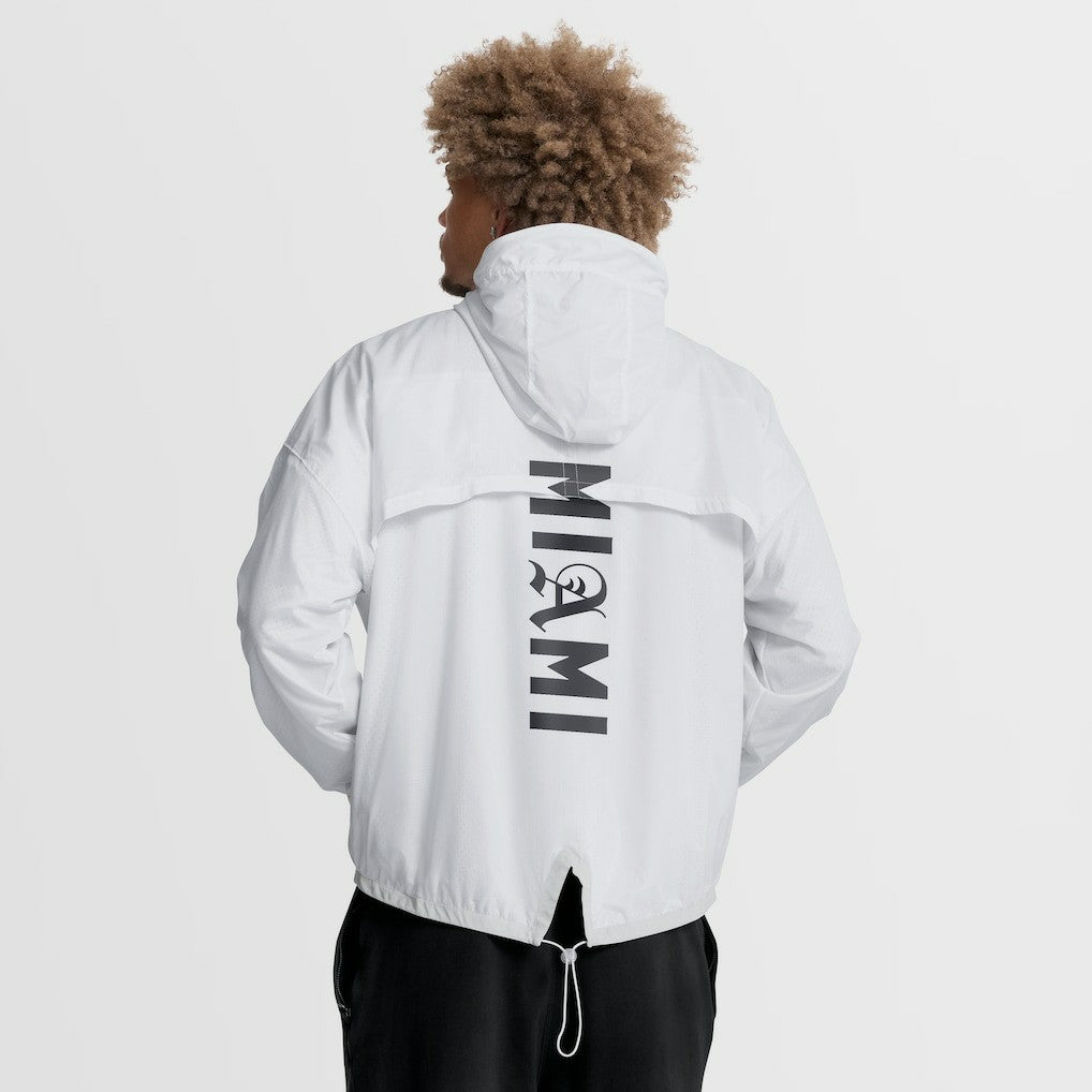 Miami Dolphins Type Play Down Full-Zip Jacket White