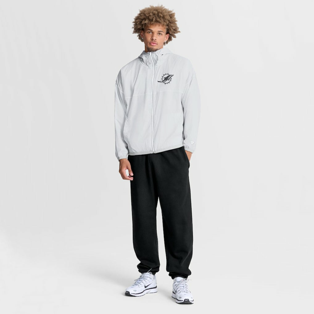 Miami Dolphins Type Play Down Full-Zip Jacket White