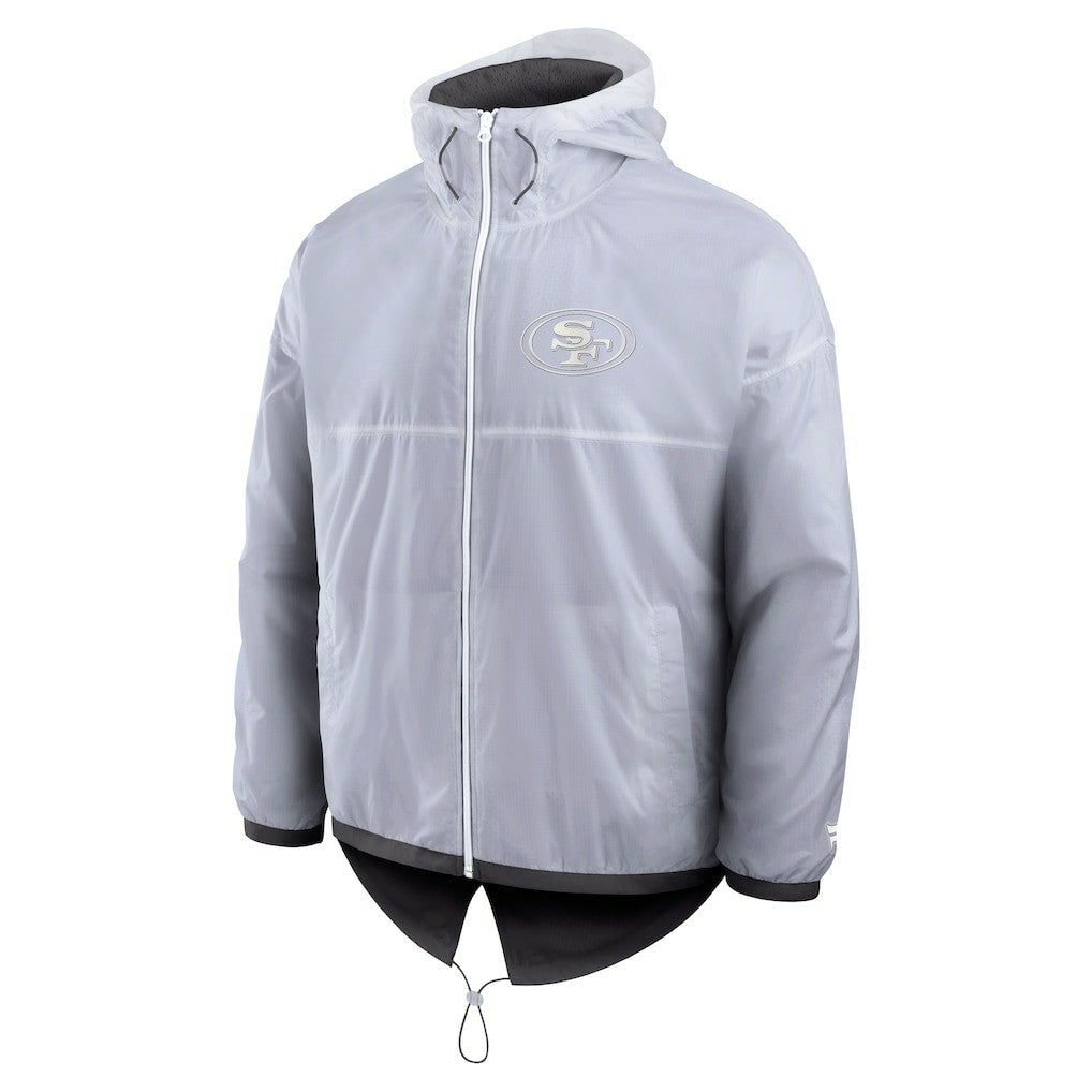 San Francisco 49ers Type Play Down Full-Zip Jacket White