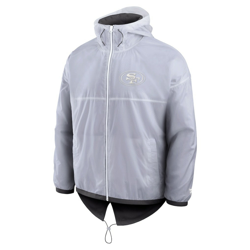 San Francisco 49ers Type Play Down Full-Zip Jacket White
