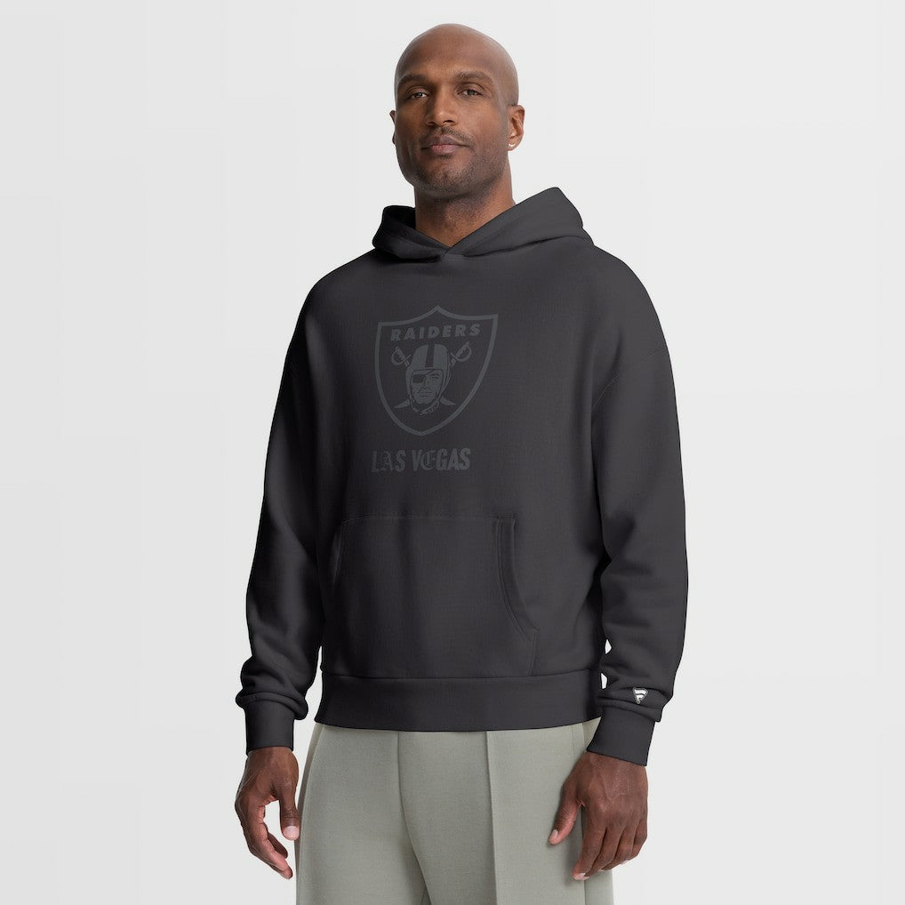 Las Vegas Raiders Oversized Type Play Location Hoodie Black