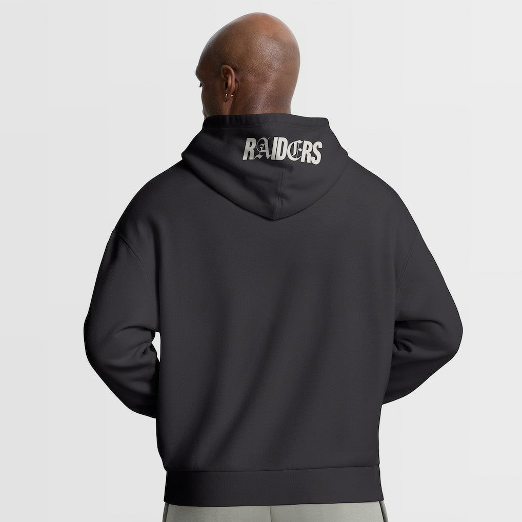 Las Vegas Raiders Oversized Type Play Location Hoodie Black