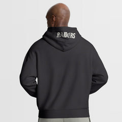 Las Vegas Raiders Oversized Type Play Location Hoodie Black
