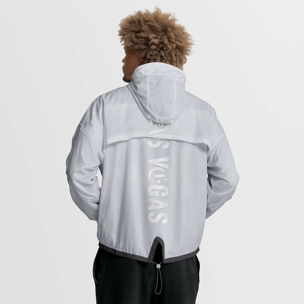 Las Vegas Raiders Type Play Down Full-Zip Jacket White