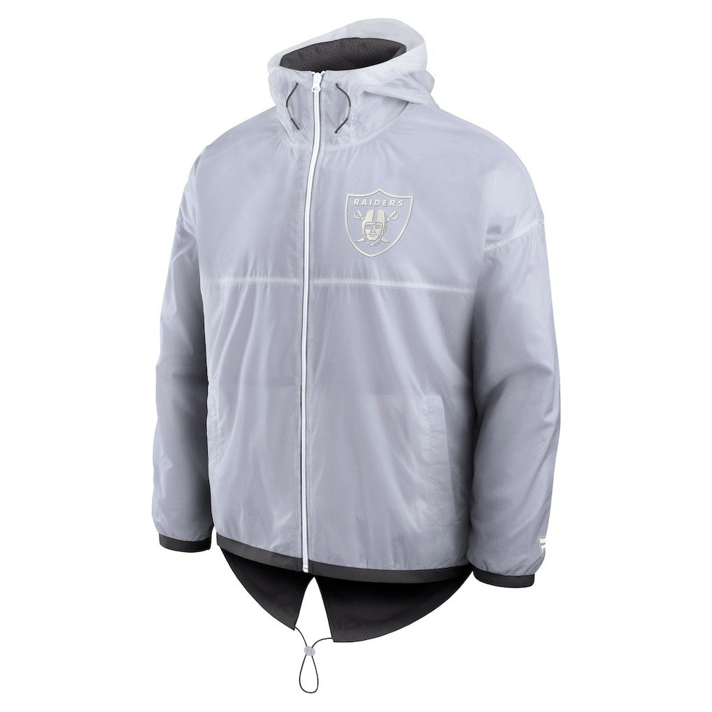 Las Vegas Raiders Type Play Down Full-Zip Jacket White