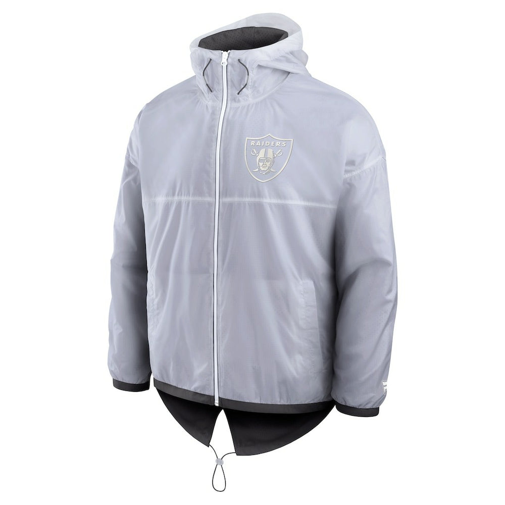 Las Vegas Raiders Type Play Down Full-Zip Jacket White