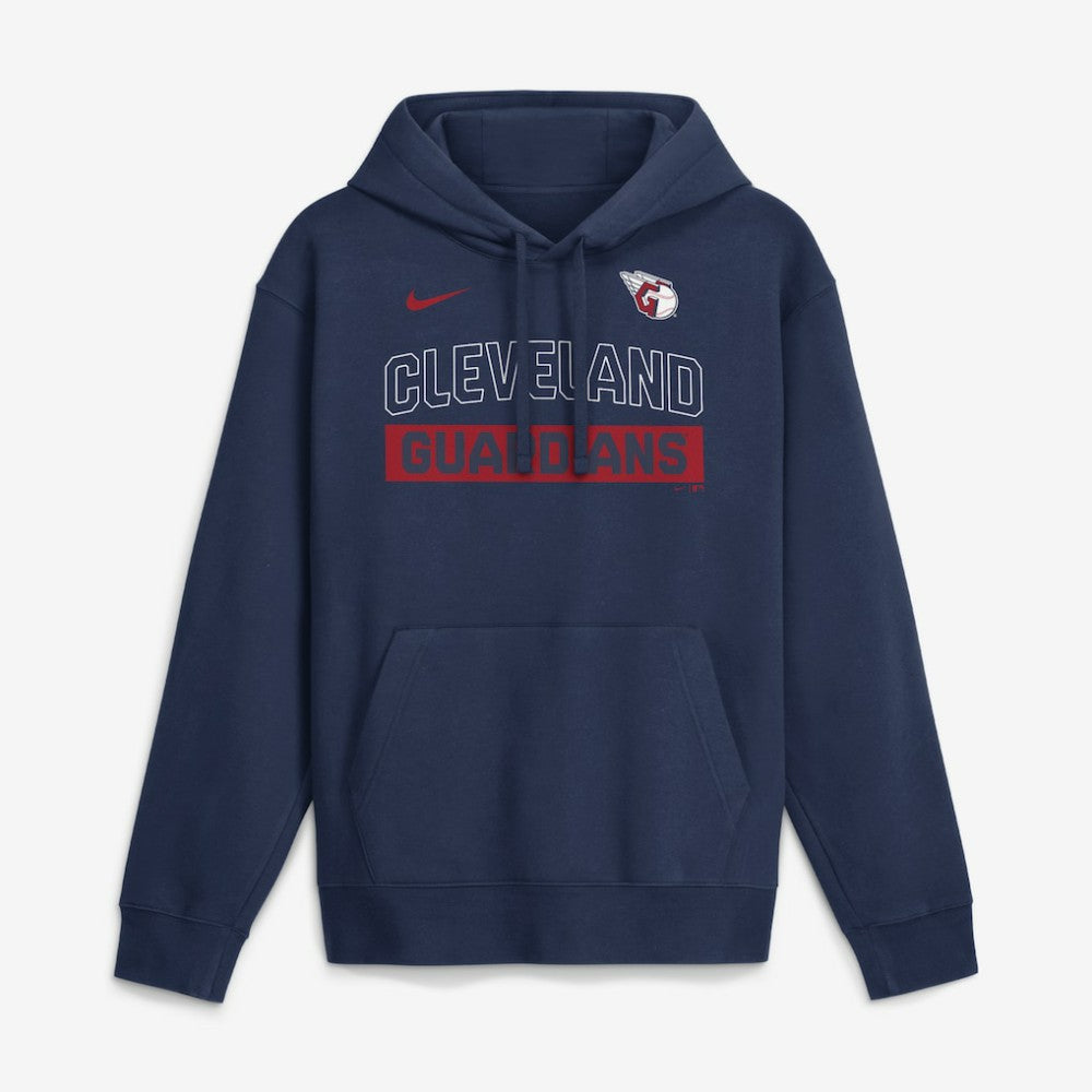 Cleveland Guardians Nike Primetime Club Hoodie - Navy Hoodies