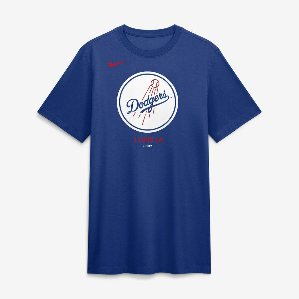 Los Angeles Dodgers Nike Tri-Blend Logo T-Shirt - Royal T-shirts