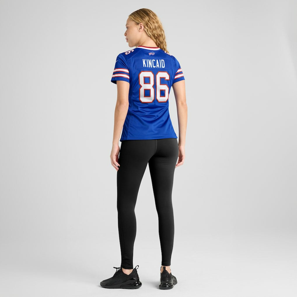 Dalton Kincaid Buffalo Bills Women's Home Game Jersey Royal