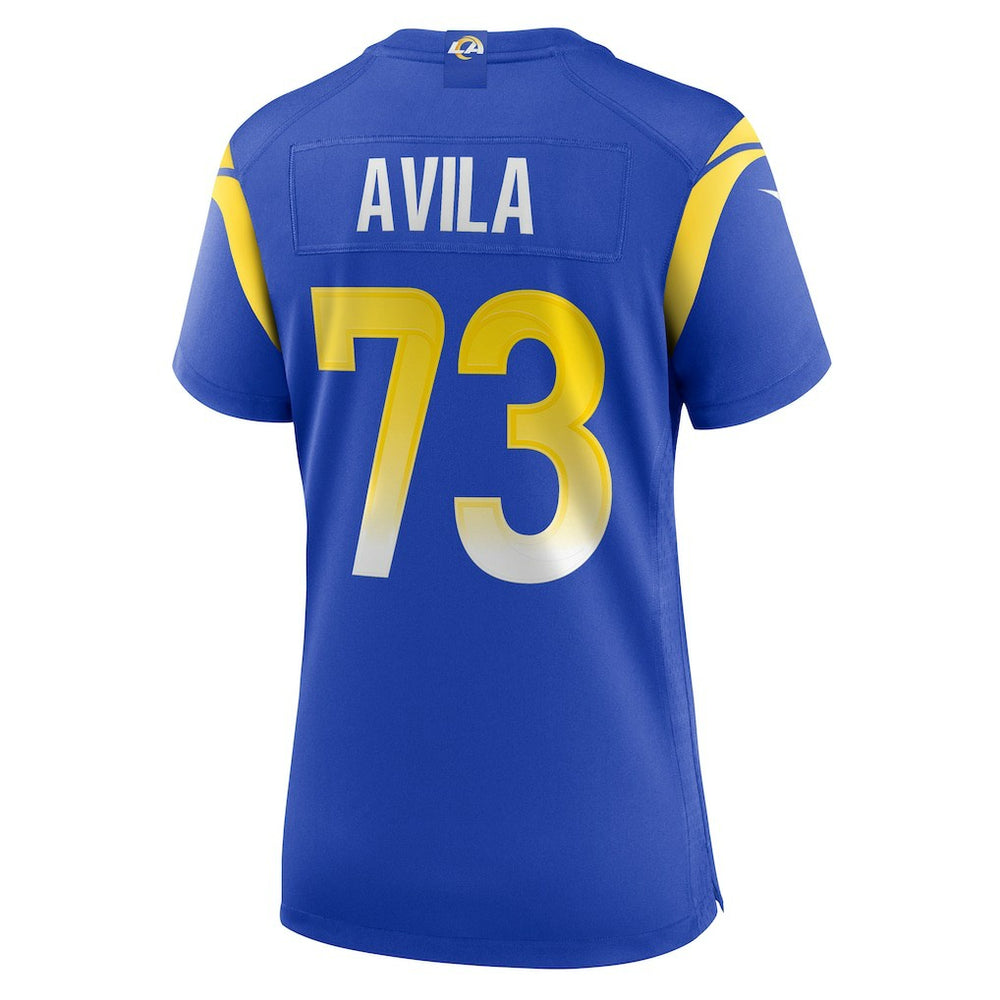 Steve Avila Los Angeles Rams Women's Home Game Jersey Royal