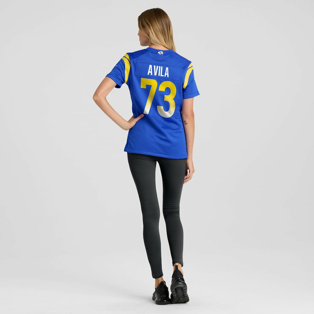 Steve Avila Los Angeles Rams Women's Home Game Jersey Royal