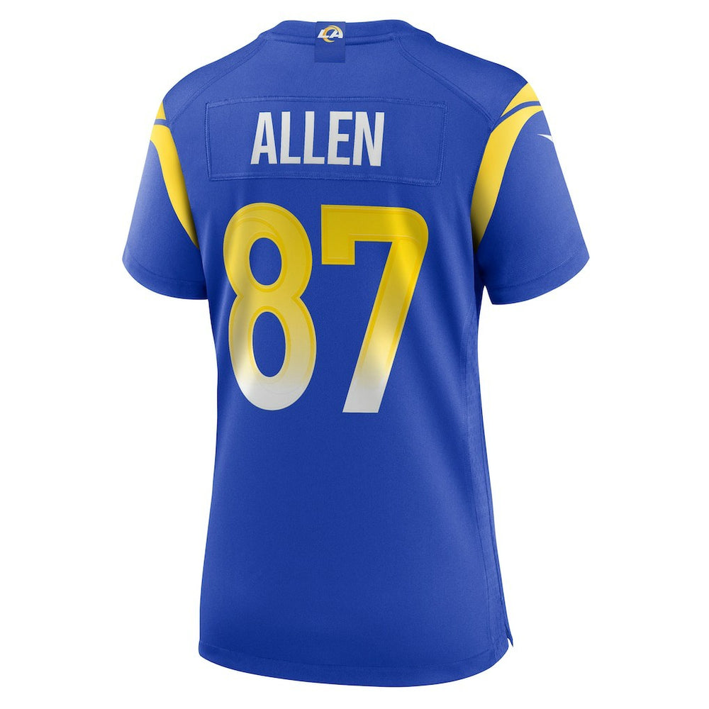 Davis Allen Los Angeles Rams Women's Home Game Jersey Royal
