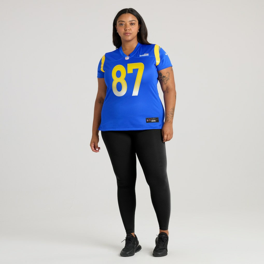 Davis Allen Los Angeles Rams Women's Home Game Jersey Royal