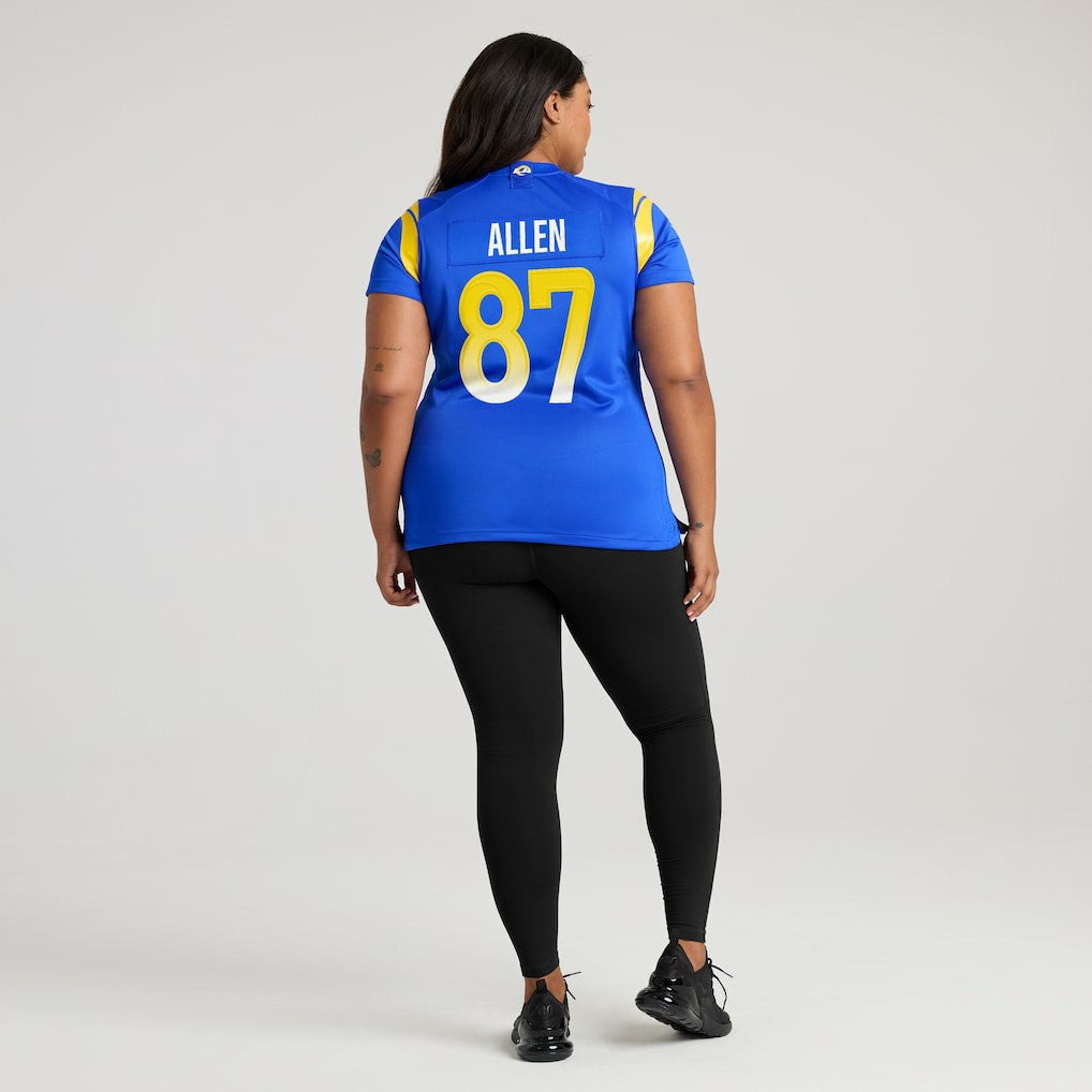 Davis Allen Los Angeles Rams Women's Home Game Jersey Royal
