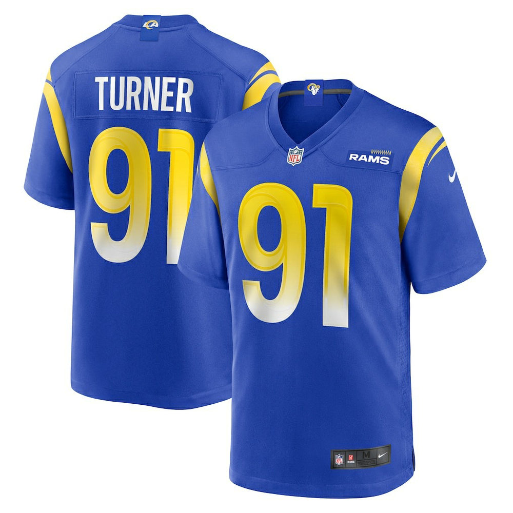 Kobie Turner Los Angeles Rams Home Game Jersey Royal