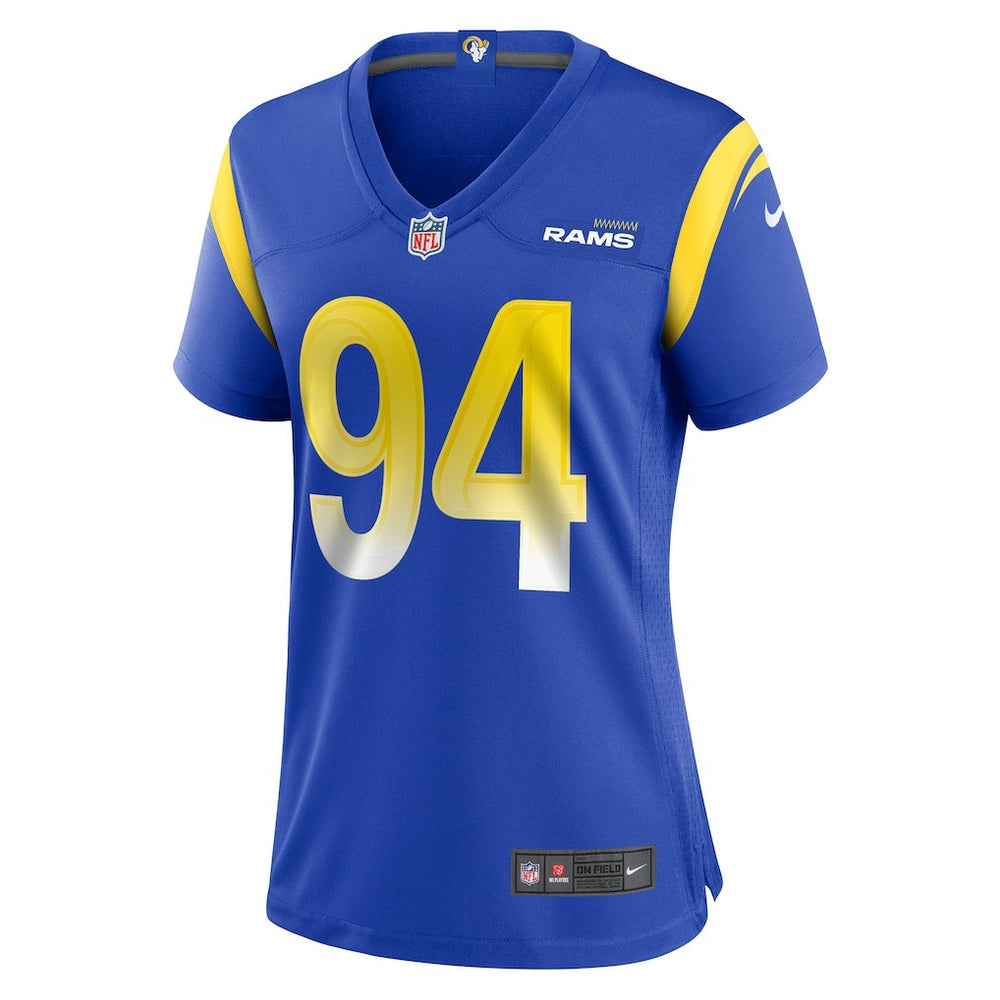 Desjuan Johnson Los Angeles Rams Women's Home Game Jersey Royal